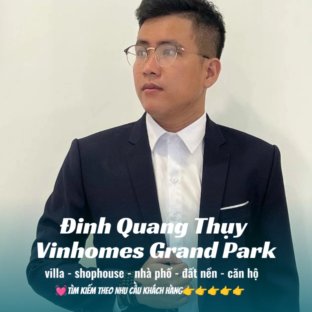 Đinh Quang Thụy Vinhomes Grand Park, Quận 9, TpHCM Giỏ hàng chuyển nhượng Nhà phố – Biệt thự giá tốt