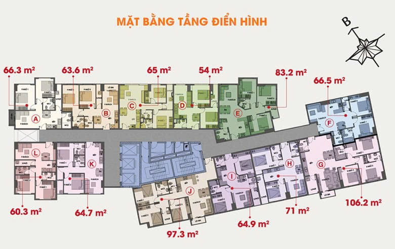 Bán căn hộ 2PN chung cư Central Plaza, Phạm Văn Hai – Tân Bình