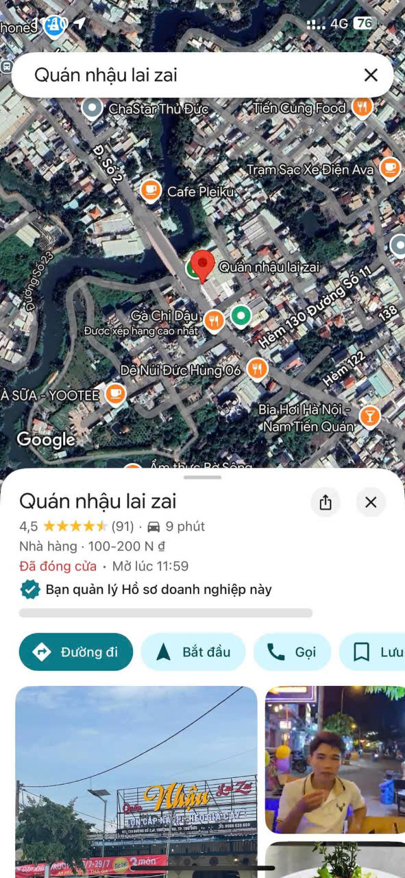 CẦN SANG NHƯỢNG QUÁN NHẬU 130 đường số 2 , phường trường thọ, tp thủ đức, TP HCM