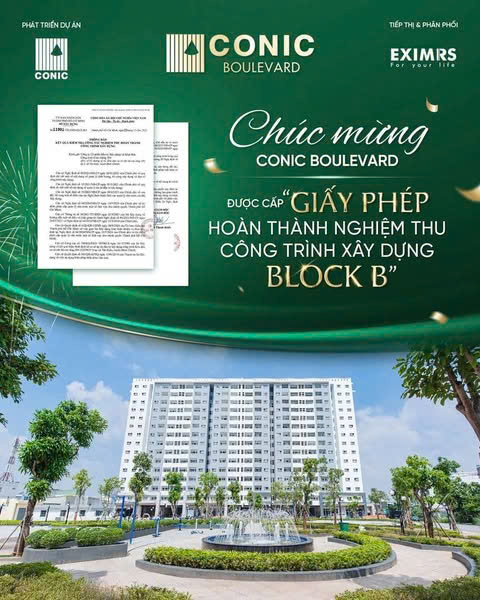 CĂN HỘ CONIC BOULEVARD – HUỲNH BÁ CHÁNH BÌNH CHÁNH – TP.HCM
