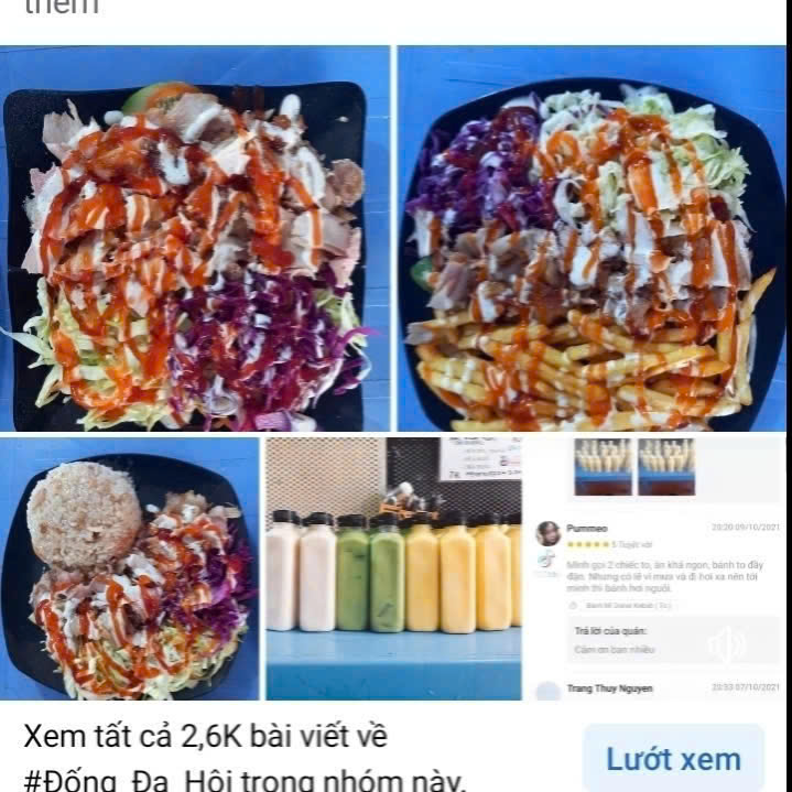 Cần SANG Quán bánh mỳ Doner Kebad Xôi Nước Ép ở tầng 1