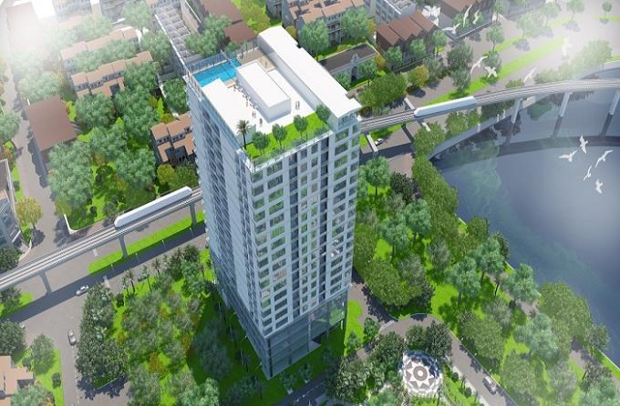 Cho thuê căn hộ tai Chung cư Hoàng Cầu Skyline, Số 36 Hoàng Cầu, Đống Đa, giá từ 18 triệu/căn full đồ