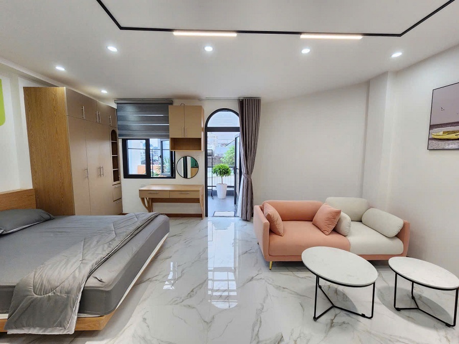 Bán CHDV đường Sư Vạn Hạnh, P10, Q10, 74m2, 6 tầng, nở hậu, mới toanh, dòng tiền 7%