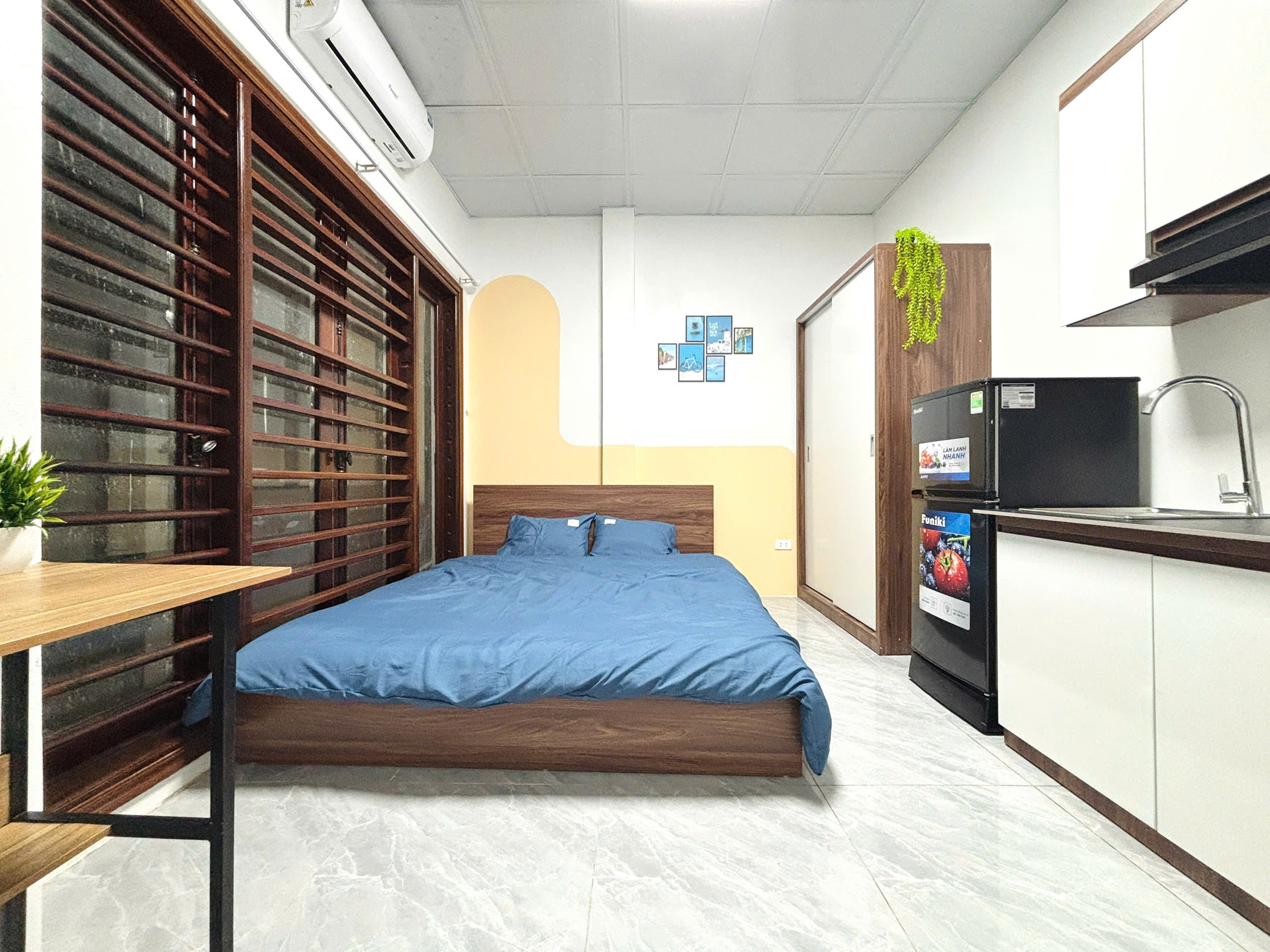 (Hiếm) Phòng Studio mới khai trương tại ngõ 157 Chùa Láng – Đống Đa – Nội thất cao cấp – Vào ở ngay
