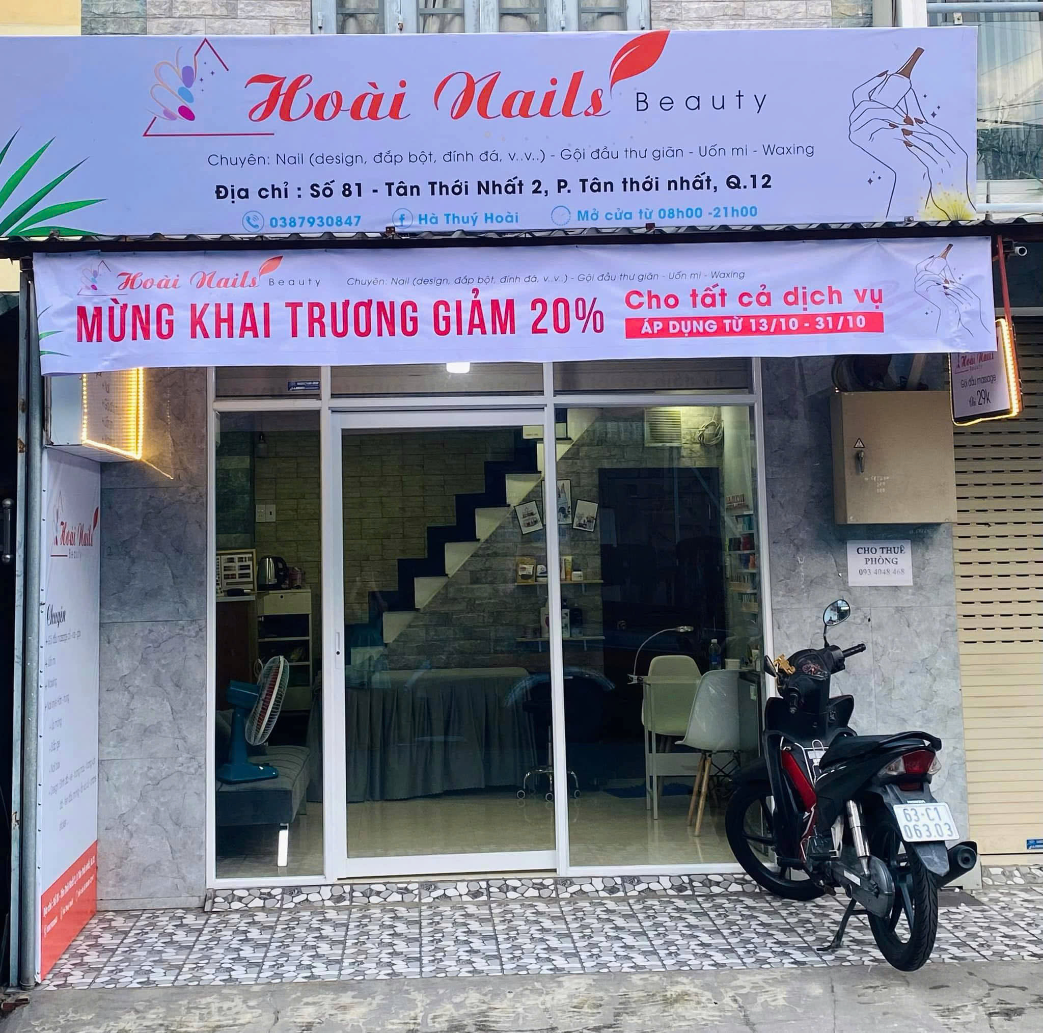 CHÍNH CHỦ CẦN SANG NHƯỢNG TIỆM NAIL