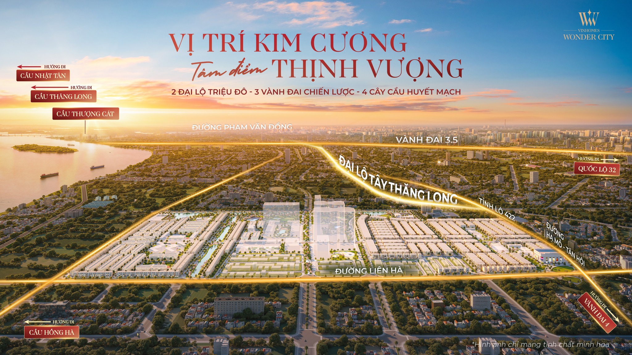 Vinhomes Wonder-City – Đan Phượng. – Chiết Khấu Hơn 4 Tỷ. Ưu Đãi Chưa Từng Có. Số Căn Có Hạn