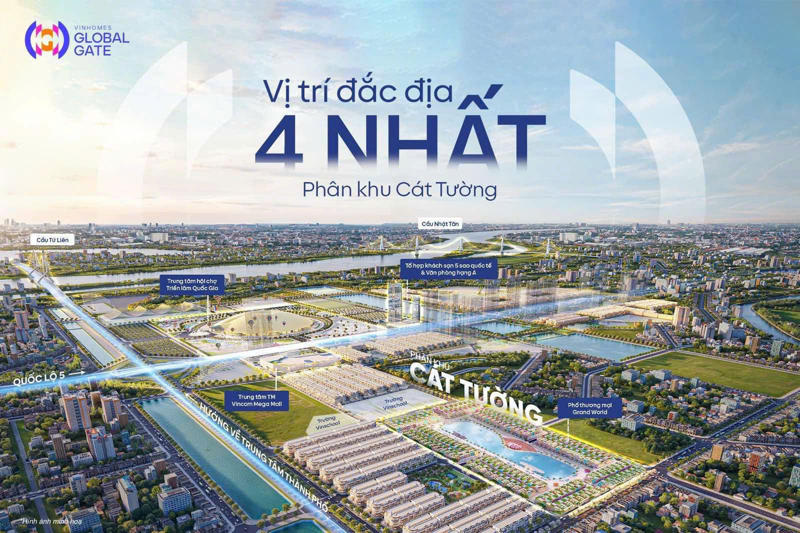 VINHOMES GLOBAL GATE Cổ Loa Đ. Anh. Cơ Hội X2 Tài Sản Khi Cầu Tứ Liên Thông.KĐT Vin VIP Nhất-Tiện Ích Nhất Hà Nội