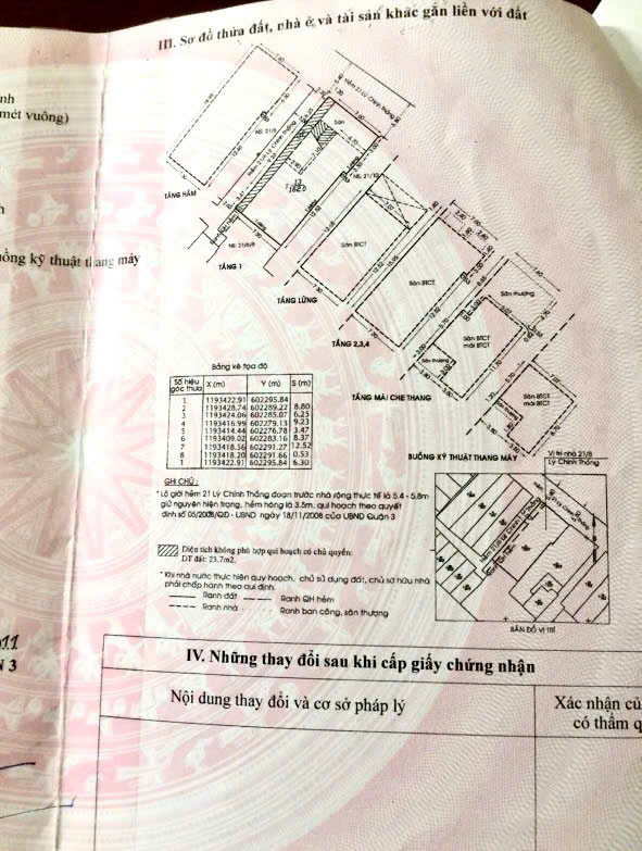 NHÀ Ô TÔ ĐỖ CỬA ĐƯỜNG LÝ CHÍNH THẮNG – Q3 DIỆN TÍCH 160m2 52 TỶ TL