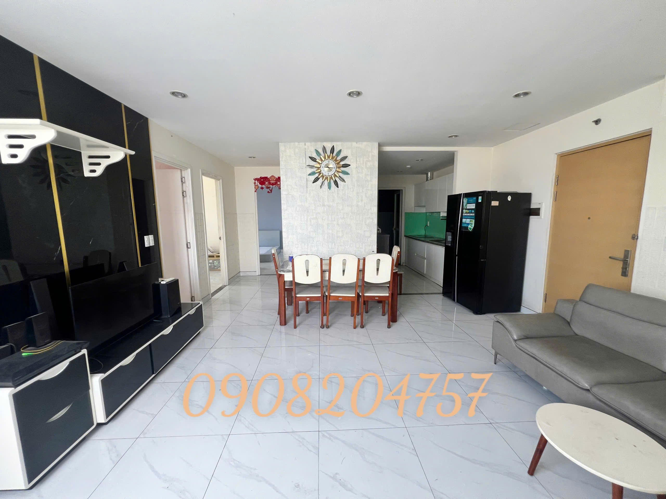 Cho thuê căn hộ 3PN, 2WC- Căn góc thoáng mát, yên tĩnh tại City Gate Towers, Quận 8