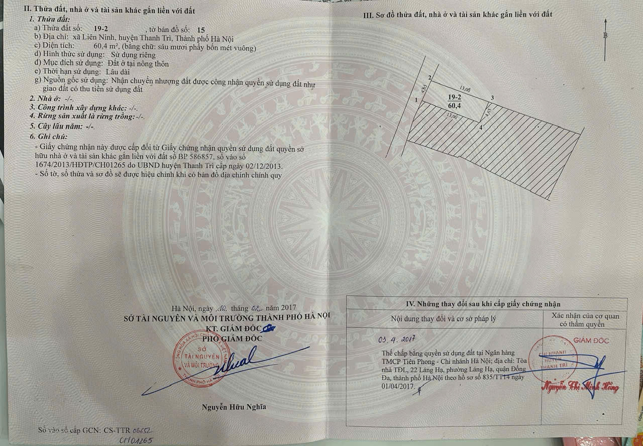 CHÍNH CHỦ CẦN BÁN NHÀ 4 TẦNG – XÃ LIÊN NINH, THANH TRÌ, HÀ NỘI – Ô TÔ ĐỖ CỬA – GIÁ 9.5 TỶ