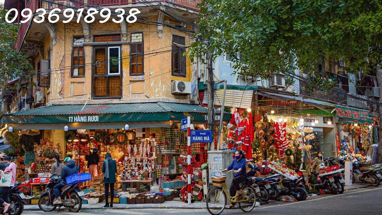 Chỉ 63 tỷ-mặt phố Hàng Mã, Hoàn Kiếm, HN-100m2, mặt tiền siêu khủng 15m-lô góc-pháp lý chuẩn