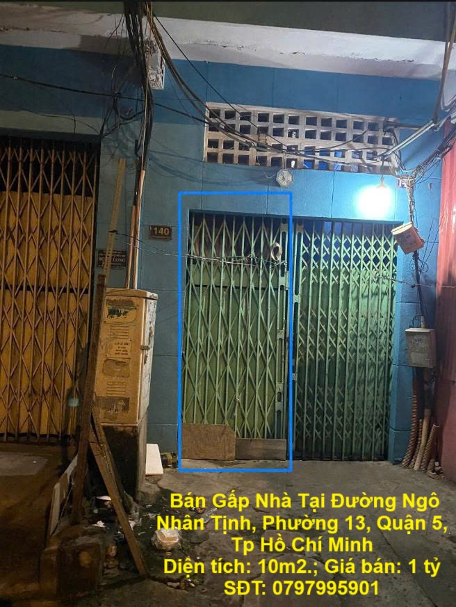 NHÀ CHÍNH CHỦ – GIÁ TỐT – Chính Chủ Bán Gấp Nhà Tại Phường 13, Quận 5, Tp Hồ Chí Minh
