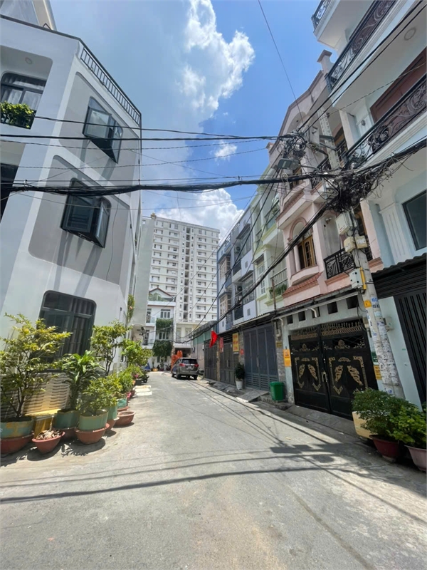 Bán nhà 4x14m, 4 Tầng – Hẻm 6m Tân Hương, sát chợ Tân Hương, Tân Phú — chỉ 7.6 tỷ