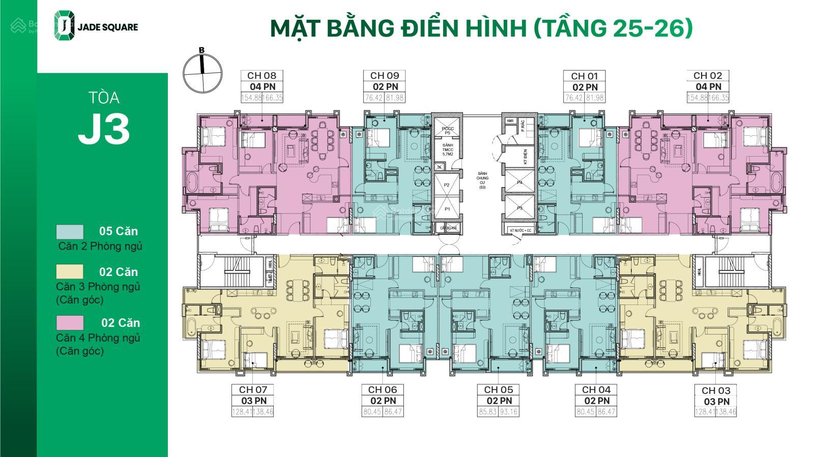 Quỹ ngoại giao diện tích từ 72.8 – 154m2, HTLS 0% 2 năm, chiết khấu 12%, bàn giao full nội thất