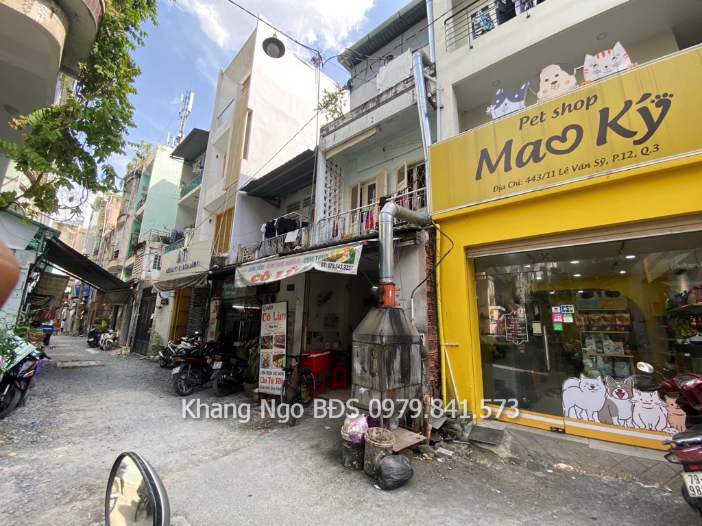 Nhà 69m2 Lê Văn Sỹ Q3, Giá 6.6 tỷ. Hẻm thông, cách HXH 20m, đẹp, tiện cho thuê
