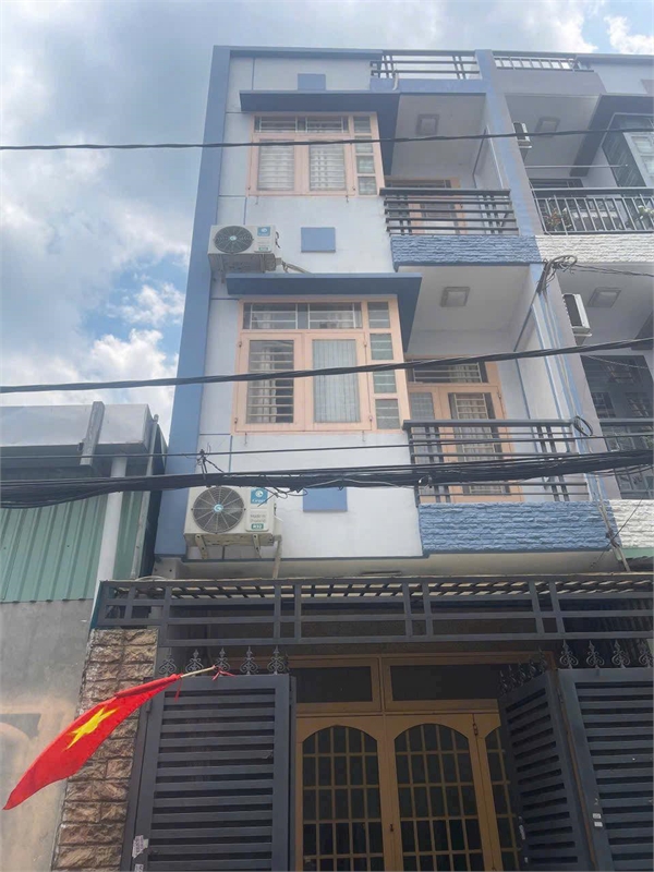Bán nhà 4x14m, 4 Tầng – Hẻm 6m Tân Hương, sát chợ Tân Hương, Tân Phú — chỉ 7.6 tỷ