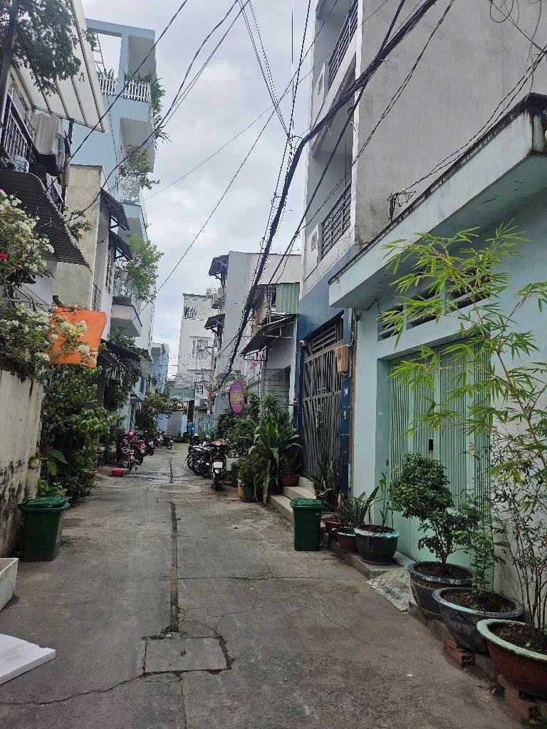 Bán nhà HXH Phú Mỹ, P.22, 3.8 nở hậu 5m x 16m, 1 trệt, 1 lầu, 3pn, 3wc, 9.5 tỷ, TL