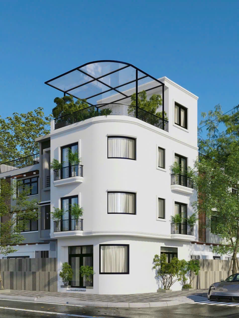 Bán nhà 4 tầng thị trấn Phùng,Đan Phượng,diện tích41m2,góc hai thoáng