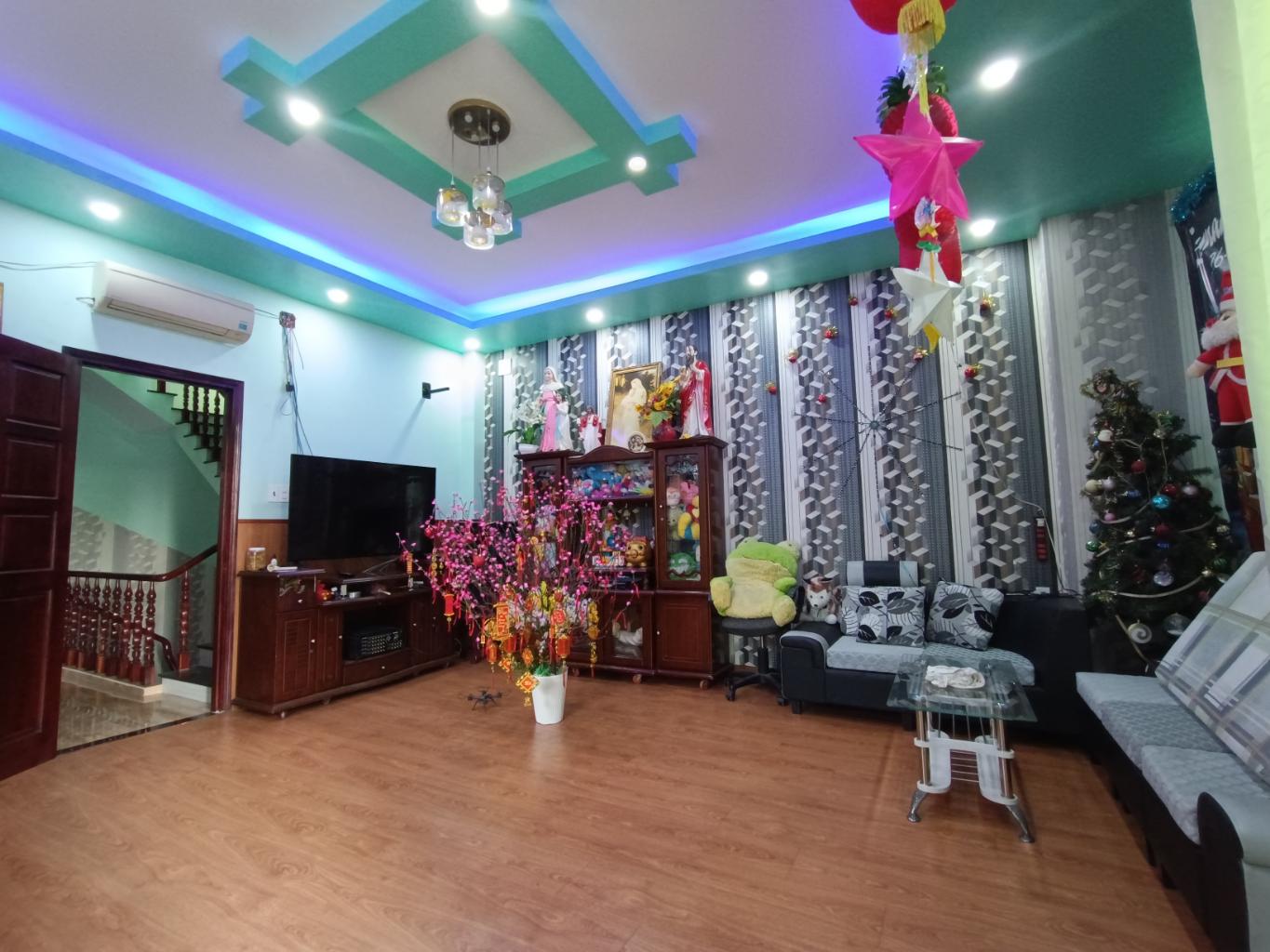 Hơn 12 tỷ có nhà đẹp 100m2 x 4 tầng BTCT, hẻm xe hơi vào nhà , 2 mặt hẻm – Lê Đức Thọ, Gò Vấp