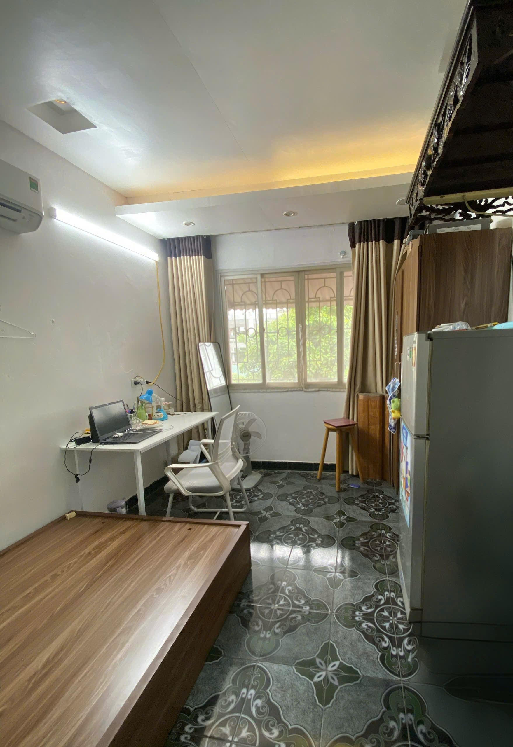 Cho thuê căn hộ TT tầng 3 ngõ 48 Ngọc Hồi, 60m2 x 2 ngủ, 1 wc, 6.5 Triệu/tháng