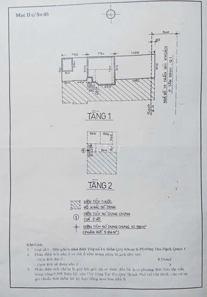 Bán Nhà Mặt Tiền 14 Trần Quý Khoách, Phường Tân Định, quận 1