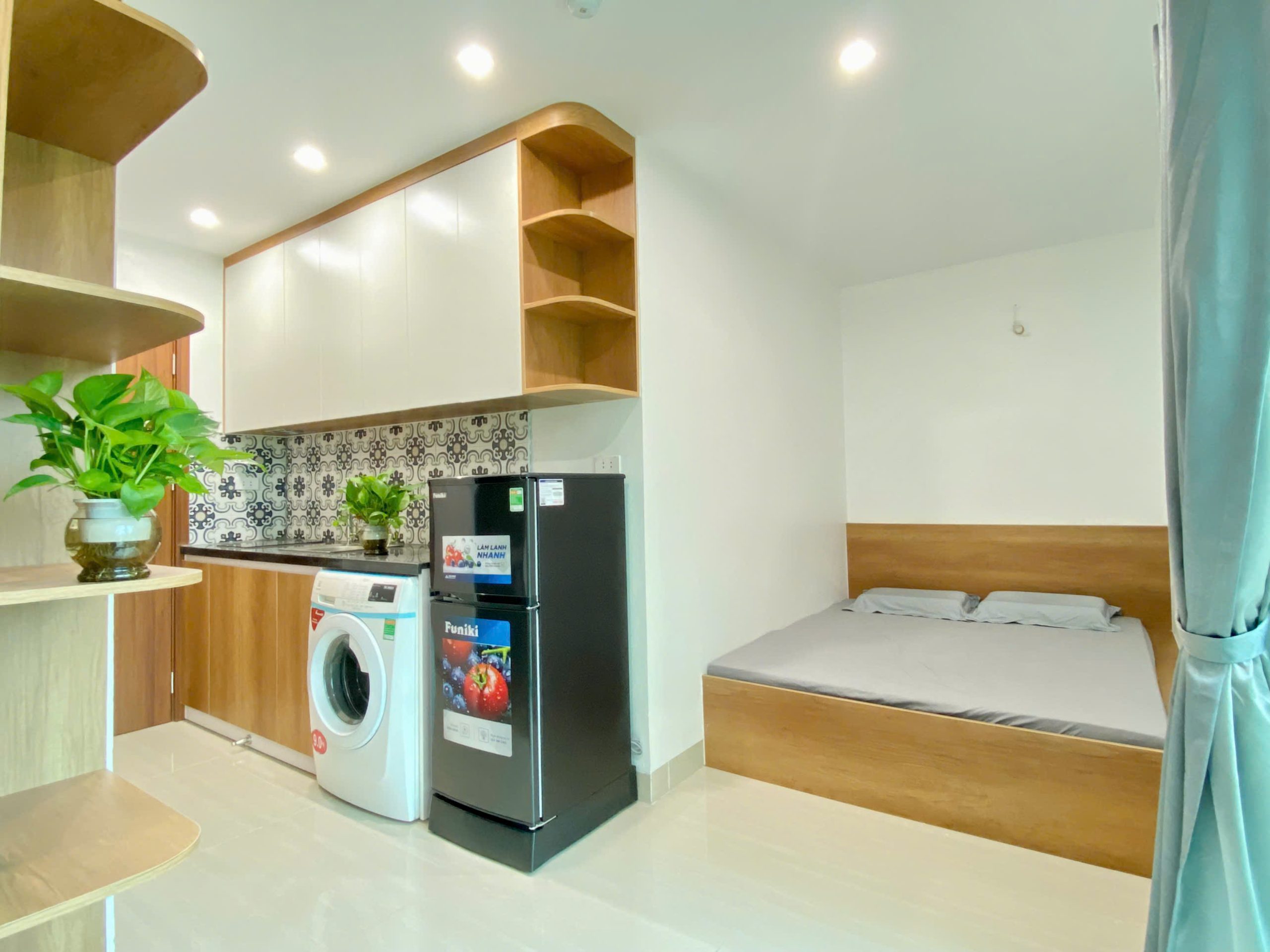 (Cực Hiếm) Căn hộ Studio cao cấp 25m2 mới khai trương tại ngõ 565 Nguyễn Trãi – Phòng đẹp giá tốt