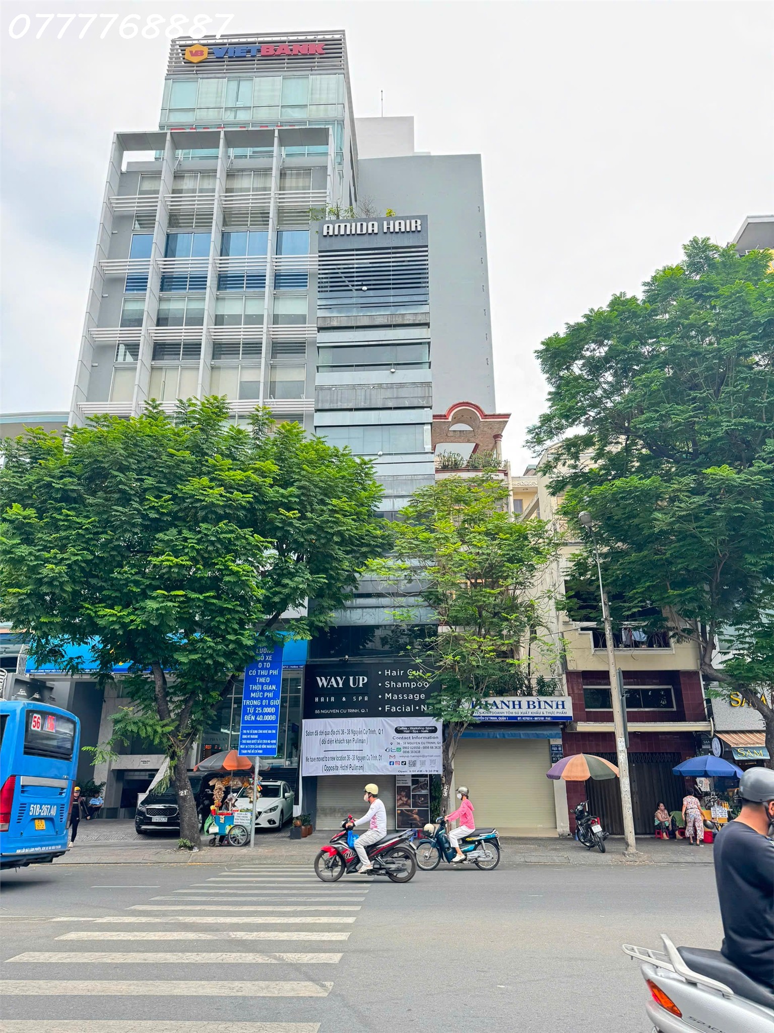 Nha MT 55 Nguyễn Cư Trinh – Hầm 7 tầng – HĐT 120tr kế KS Pullman