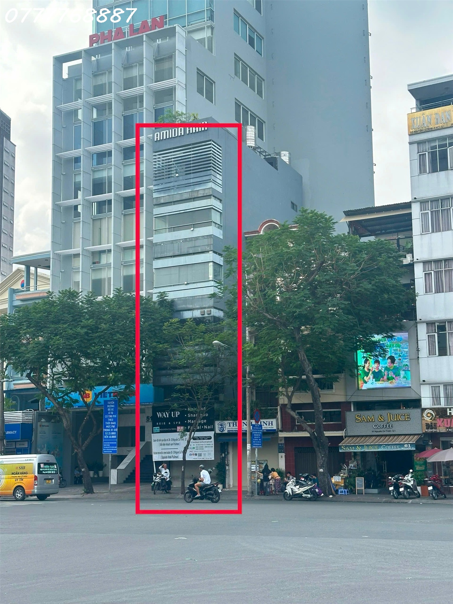 Nha MT 55 Nguyễn Cư Trinh – Hầm 7 tầng – HĐT 120tr kế KS Pullman