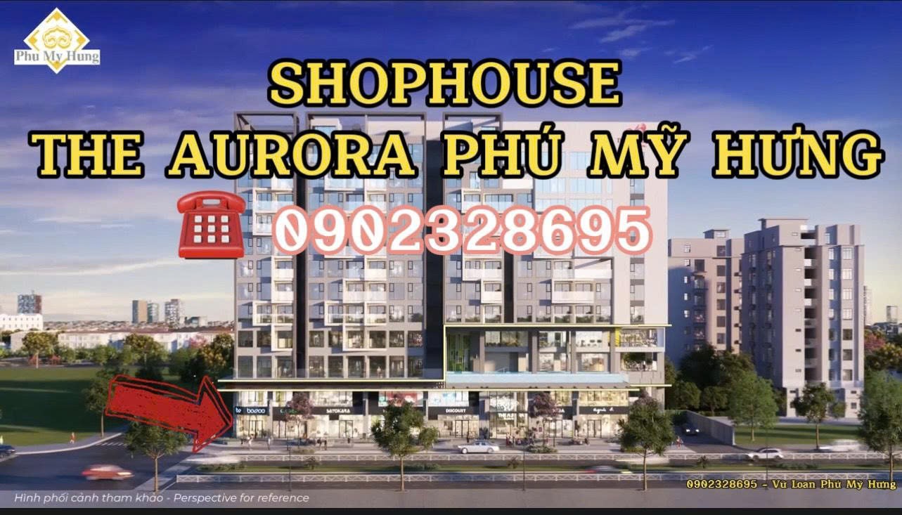 SHOPHOUSE ĐƯỜNG TRẦN VĂN TRÀ PHÚ MỸ HƯNG DT 152M2 -487M2, TRẢ GÓP ĐẾN T12/2026