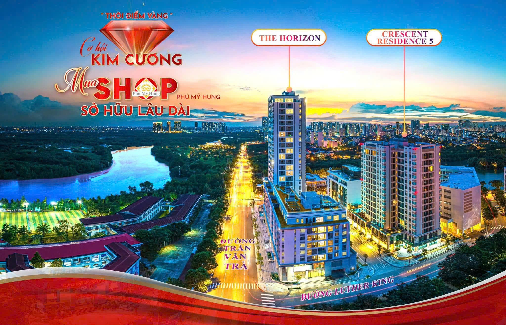 SHOPHOUSE ĐƯỜNG TRẦN VĂN TRÀ PHÚ MỸ HƯNG DT 152M2 -487M2, TRẢ GÓP ĐẾN T12/2026