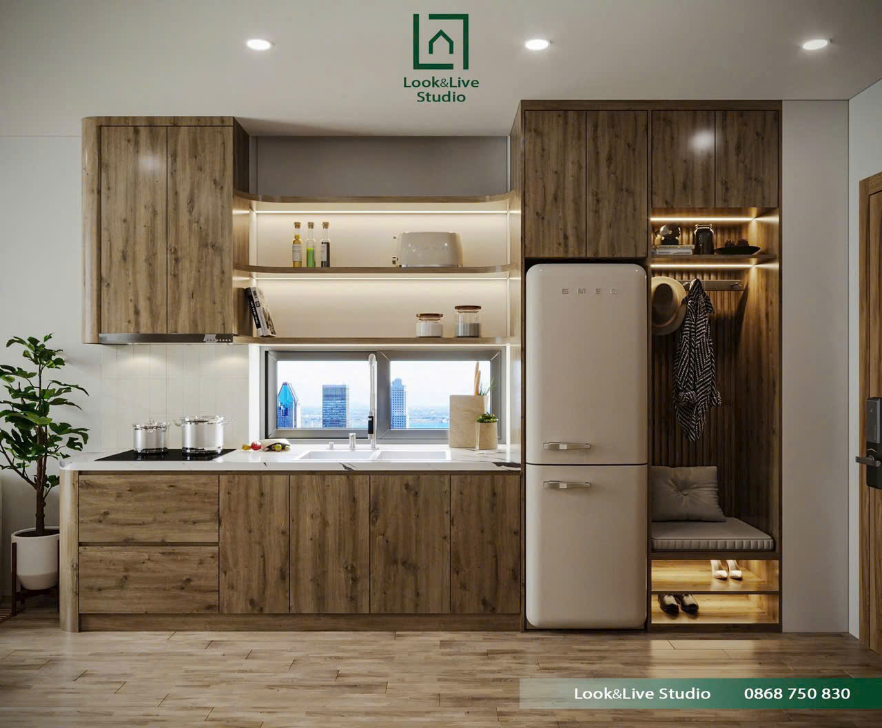 BÁN CĂN HỘ CC CAO CẤP AZ SKY – KĐT ĐỊNH CÔNG 98m² – 3PN – 2WC – Full nội thất – Giá chỉ 6.9 tỷ. lh: 0366051369