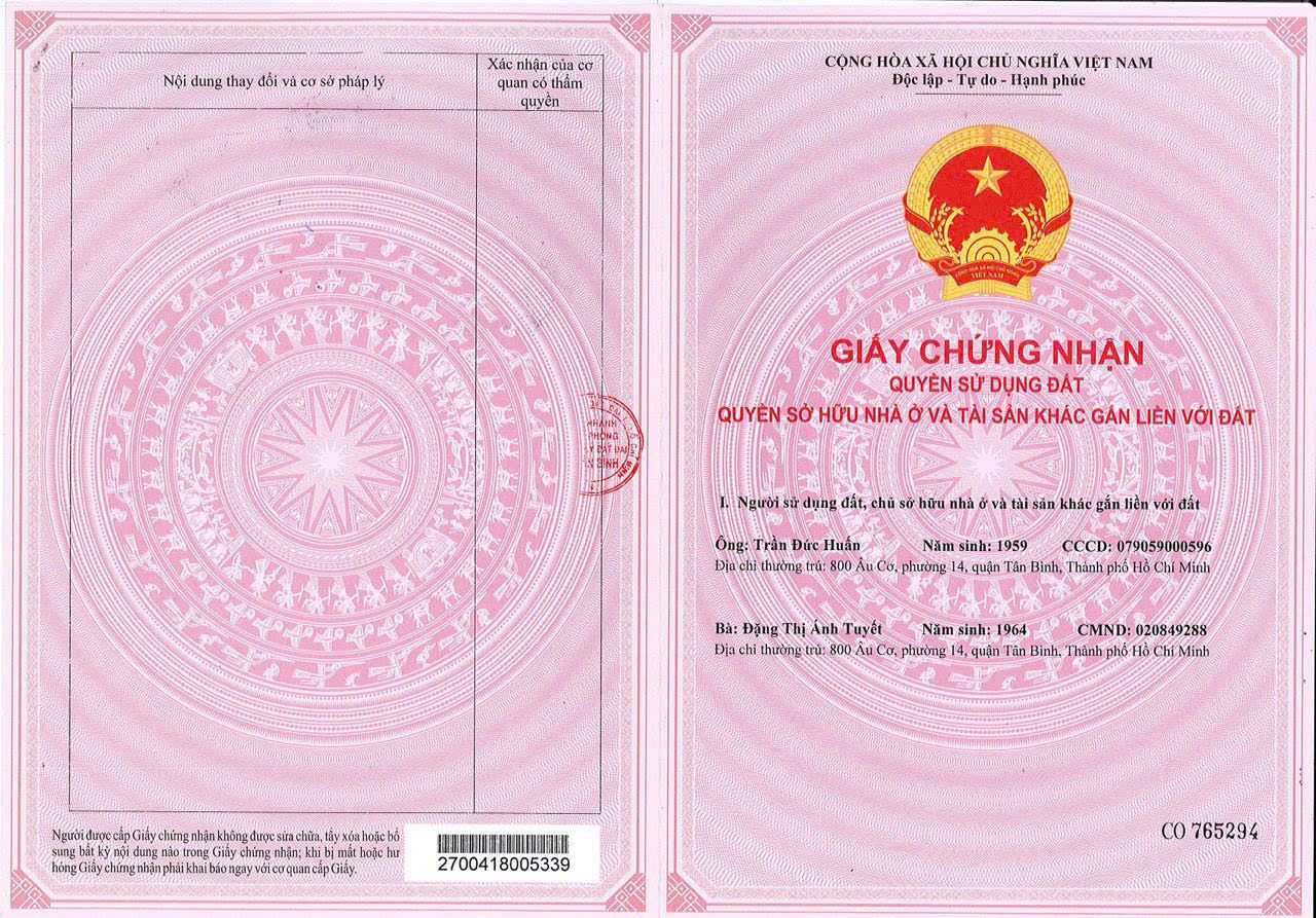 Bán nhà mặt tiền 794 Âu Cơ, P14, Tân Bình , HCM , thuận tiện làm tòa nhà văn phòng