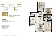 Starlake Apartment, Cổ Nhuế, Bắc Từ Liêm, Hà Nội – 3 phòng ngủ, đồ cơ bản