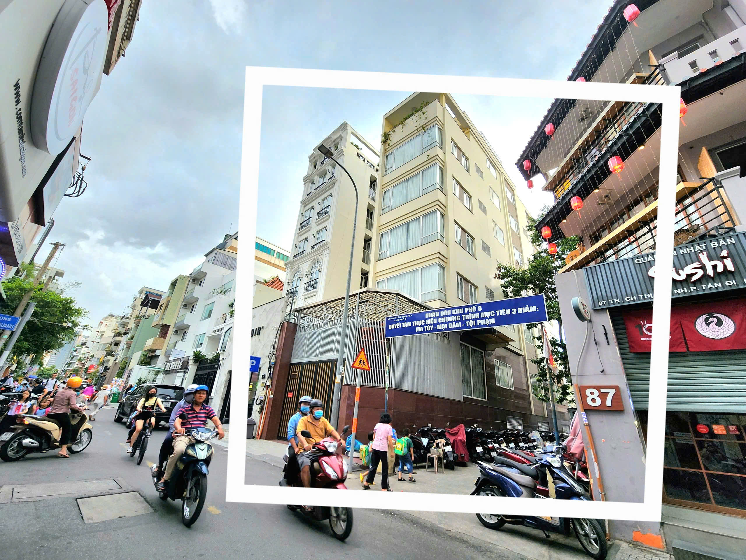 Tòa CHDV góc 2 MT Thạch Thị Thanh Q1 -Hầm 7 tầng siêu đẹp HĐT 170tr