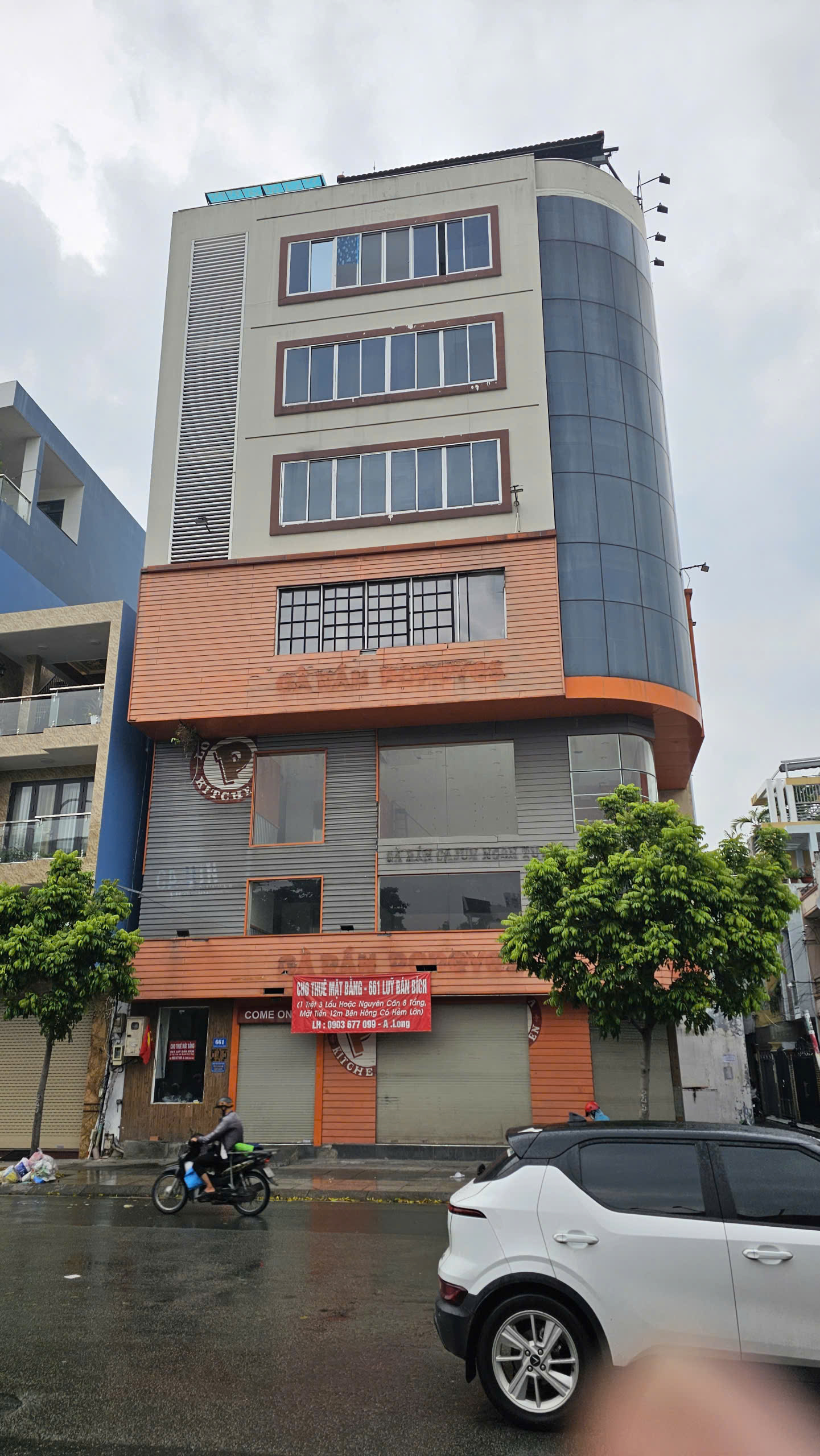 Cho thuê Mặt tiền tòa nhà 661 Lũy Bán Bích, Góc 2 MT, vị trí kinh doanh đẳng cấp
