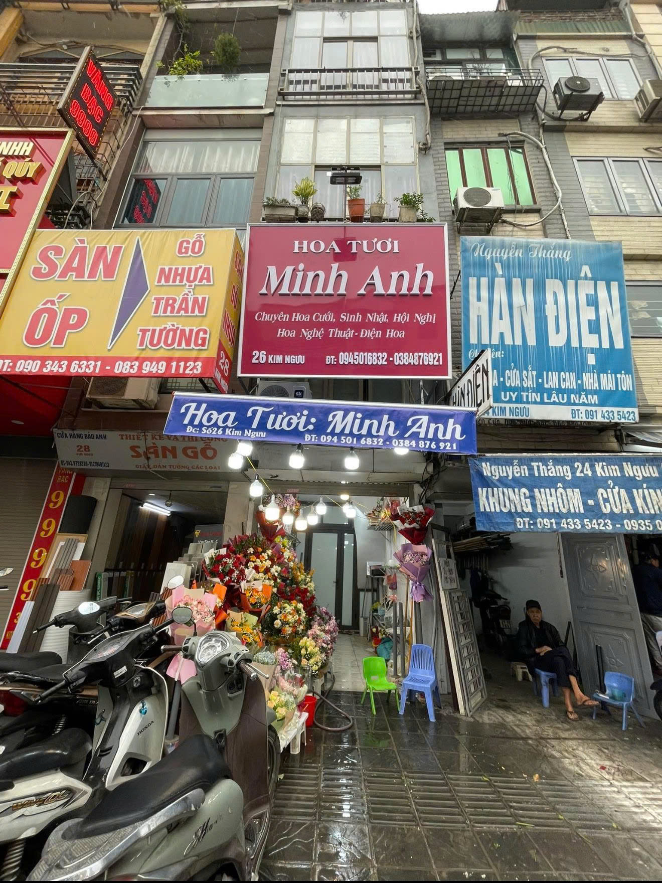 SANG NHƯỢNG CỬA HÀNG HOA 26 KIM NGƯU, BẠCH MAI, HN