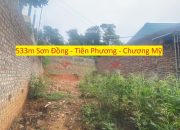 BÁN LÔ ĐẤT NGHỈ DƯỠNG 533M TẠI TIÊN PHƯƠNG-CHƯƠNG MỸ-HÀ NỘI