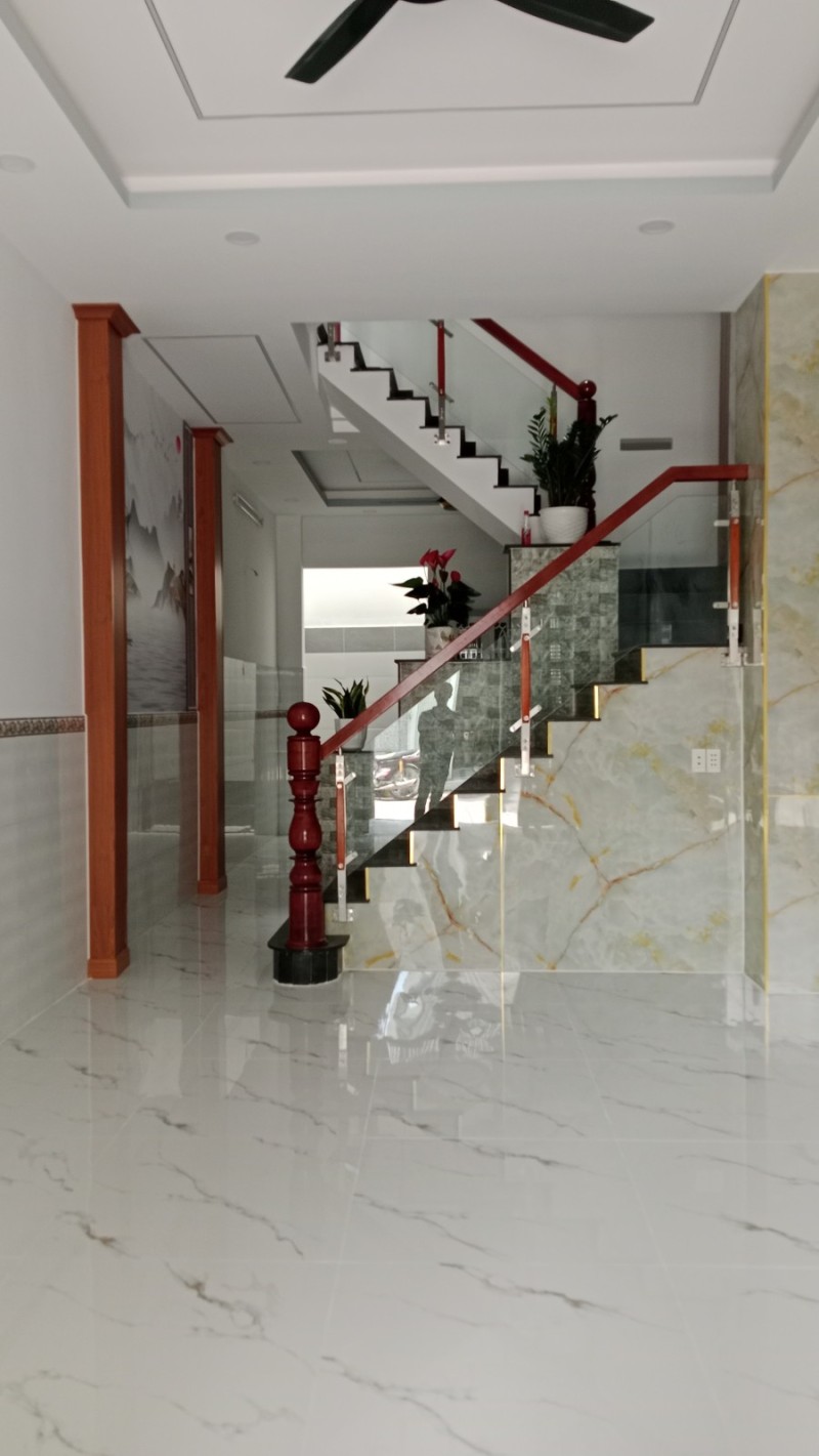 Chợ Bình Thành 64M(4X16) Trệt+3Lầu Kề KDC VĩnhLộc Hồ Trái Tim Chỉ 5,3T