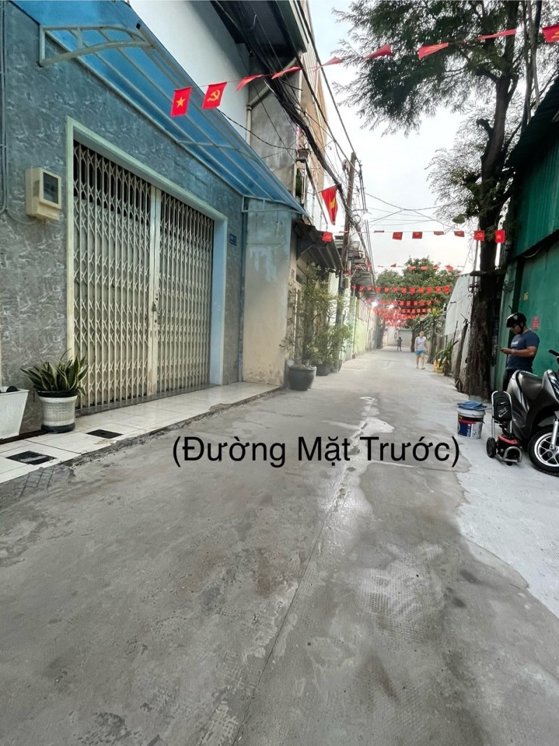 Bán Đất Tặng Nhà 2 Mặt Hẻm Oto Giáp Sân Bay TSN 64m² Giá Tiểu Học 3,99