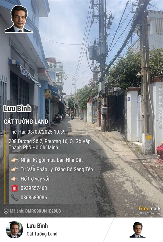 Bán nhà 4.2x28m, 2 Tầng – Mặt tiền Đường Số 2, Phường 16, Gò Vấp – Chỉ 8.9 tỷ