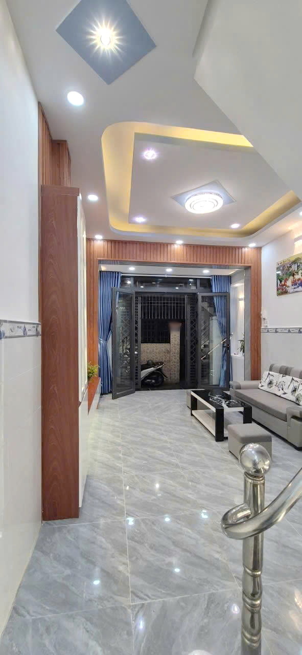 Nhà mới hẻm 1225 Phạm Thế Hiển P.Bình Đông (P5Q8) Full nội thất