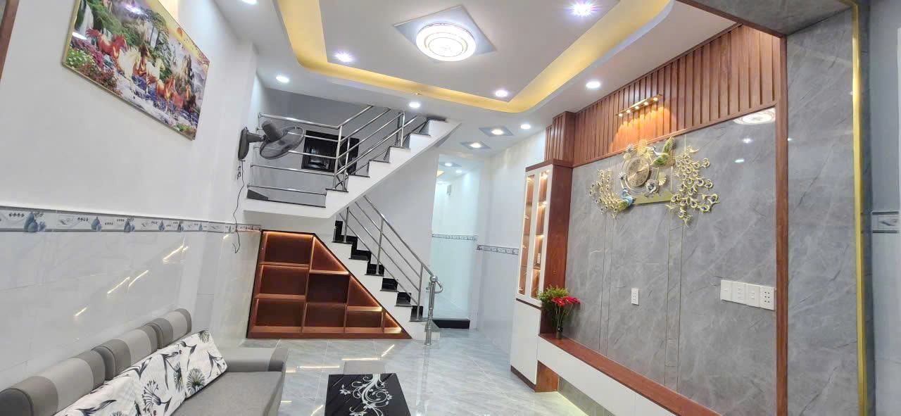 Nhà mới hẻm 1225 Phạm Thế Hiển P.Bình Đông (P5Q8) Full nội thất