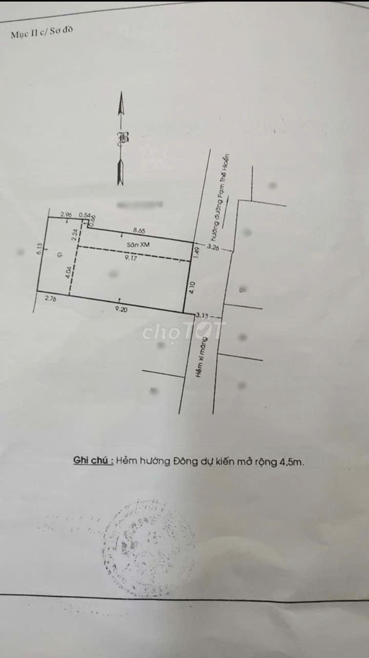 Bán nhà mặt tiền Kinh Doanh Phạm Hùng gần siêu thị Satra