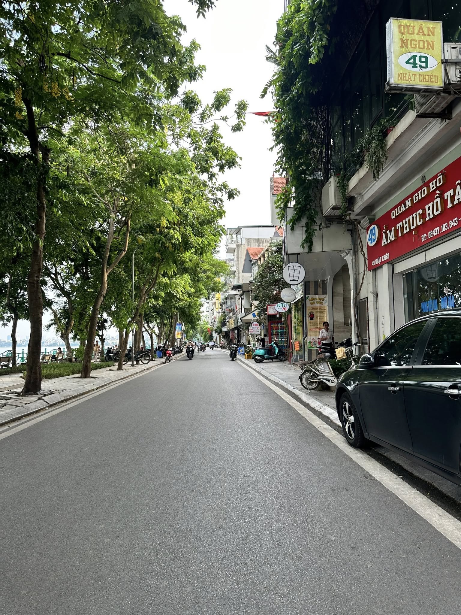 Bán nhà Mặt Phố Nhật Chiêu,Tây Hồ 85m/ MT 6.1m 65 Tỷ, Mặt View Hồ Tây, 2 Thoáng