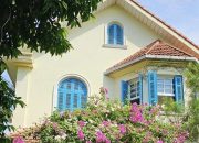 biệt thự sân vườn Hồng Tiến, 400m x 4 tầng, mặt tiền 11m, ôtô tránh, full thổ cư