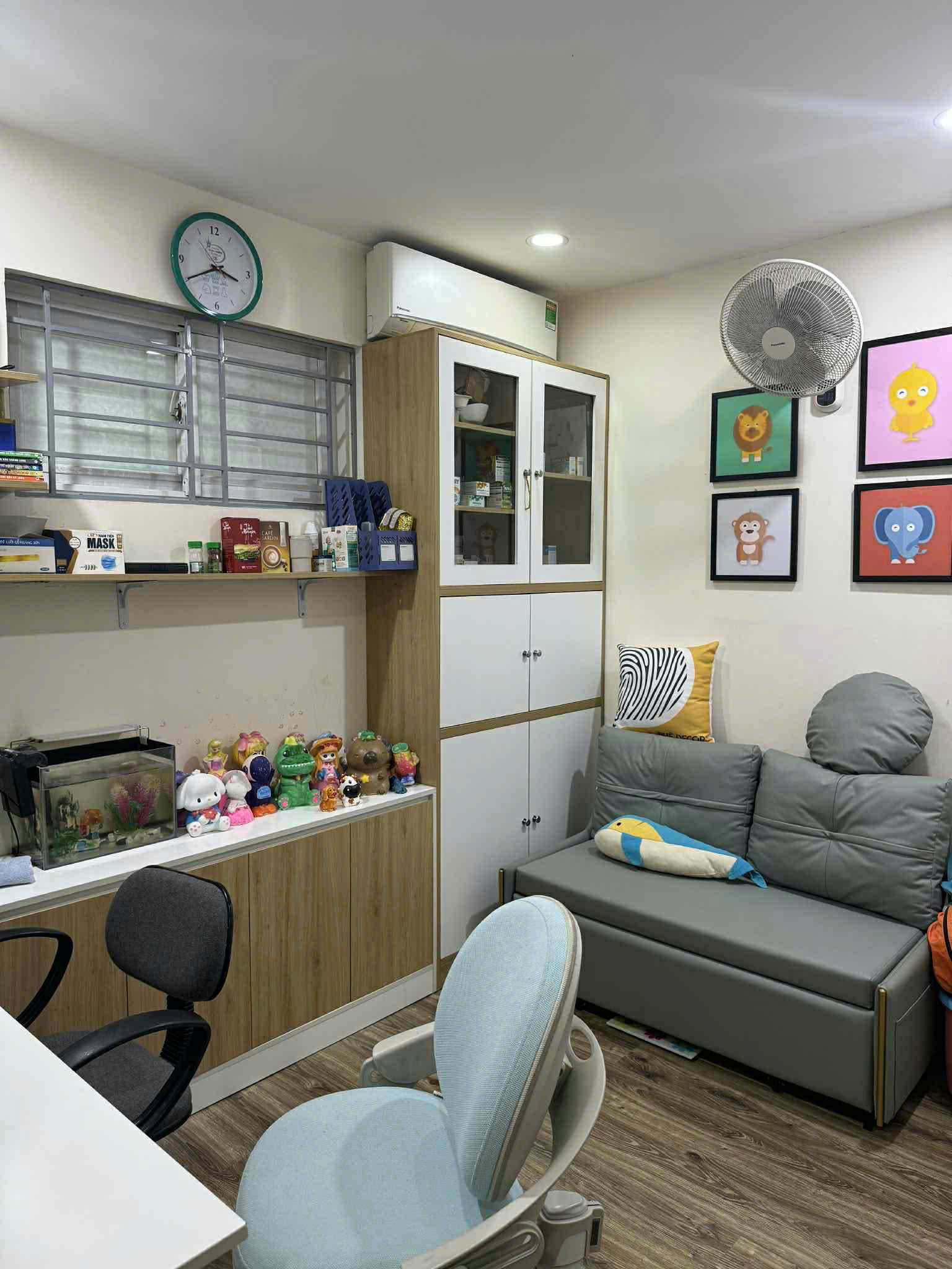 Cho thuê căn hộ chung cư 129 Trương Định, 90m2, 3 ngủ, Full đồ, 13 Triệu