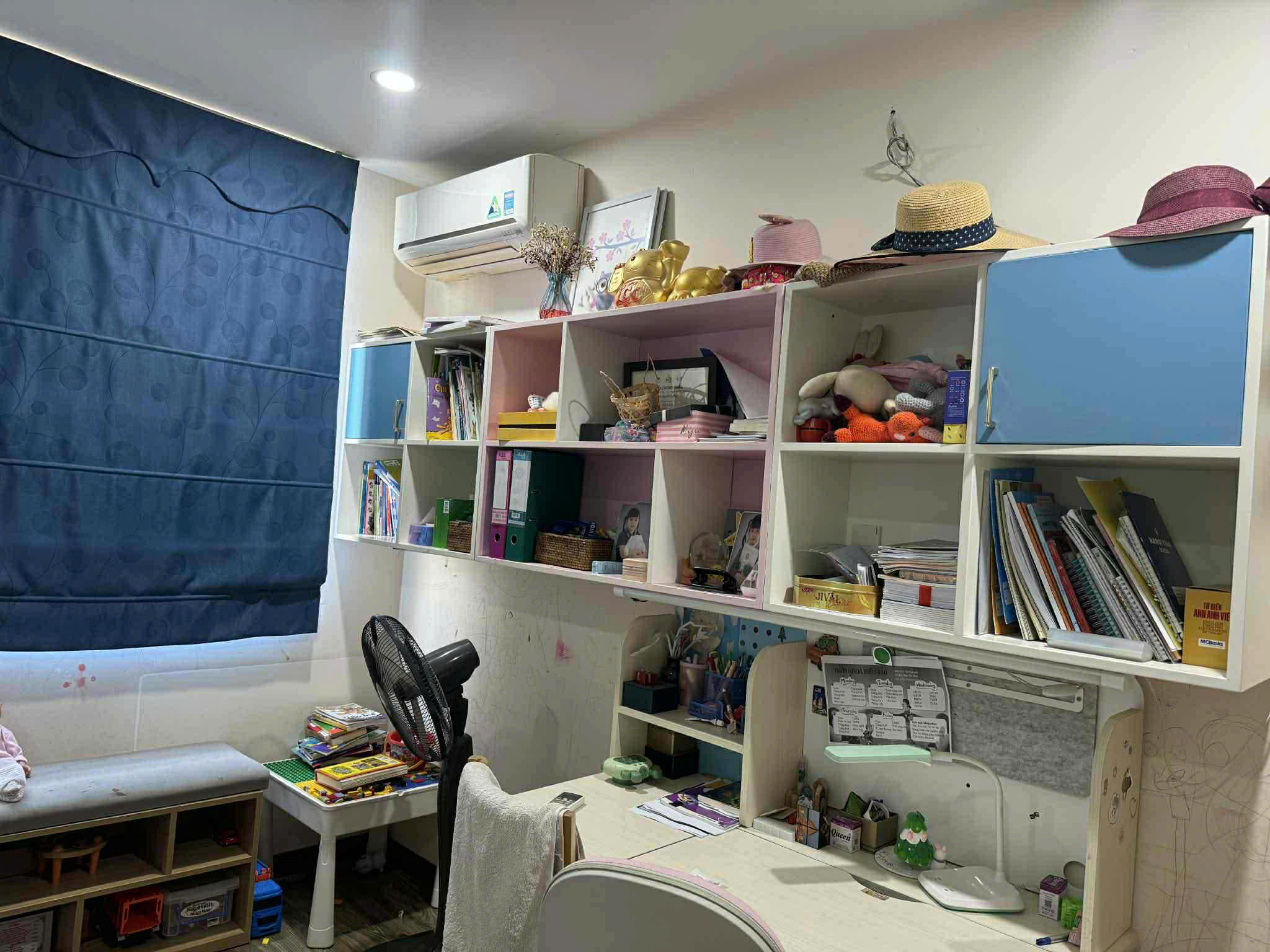 Cho thuê căn hộ chung cư 129 Trương Định, 90m2, 3 ngủ, Full đồ, 13 Triệu