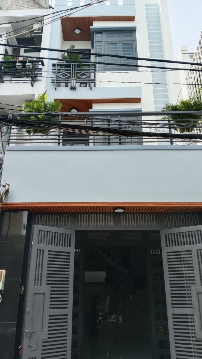 Chợ Bình Thành 64M(4X16) Trệt+3Lầu Kề KDC VĩnhLộc Hồ Trái Tim Chỉ 5,3T