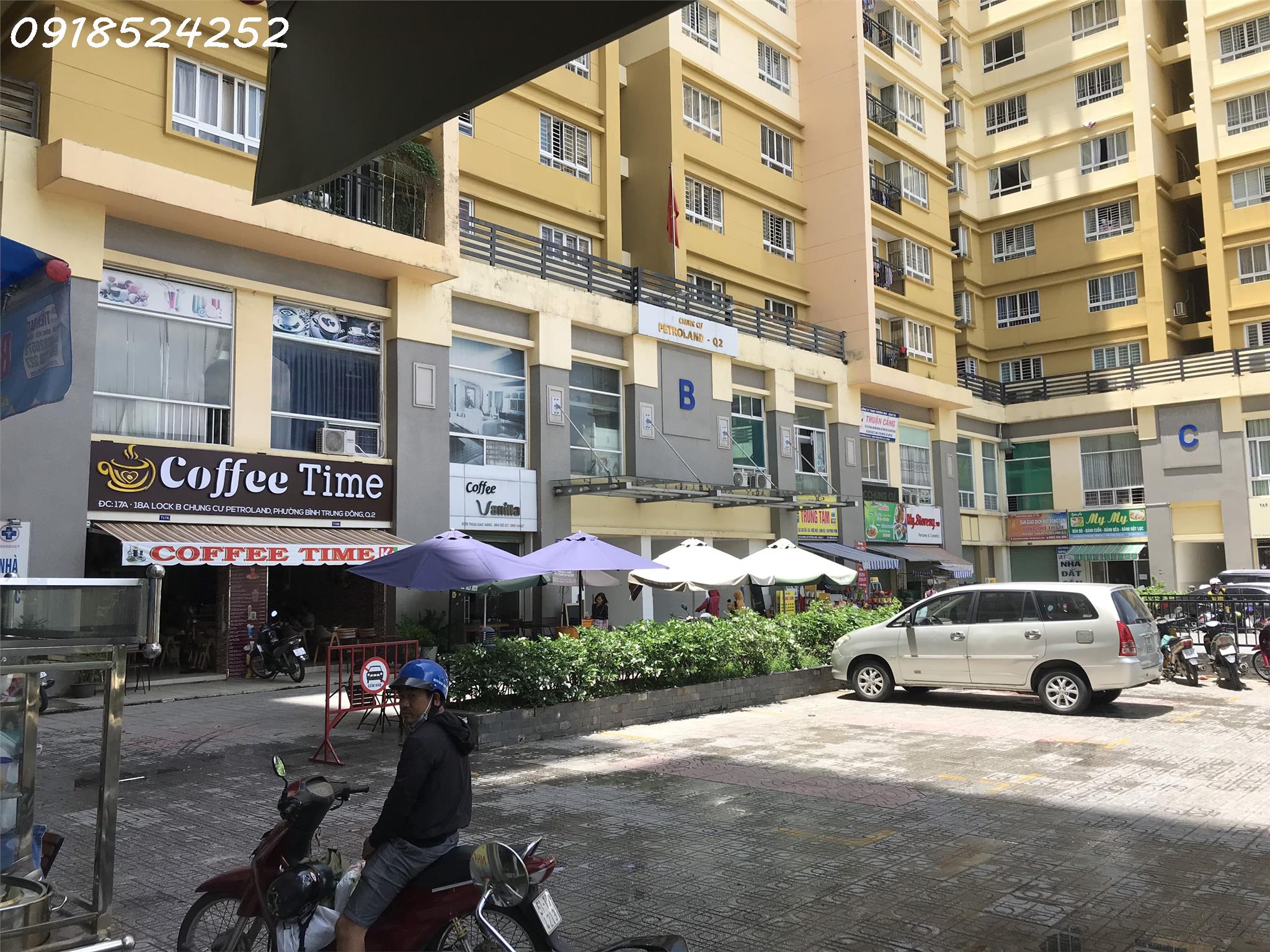 Bán chunbg cư petroland 2 PN, sổ hồng , 75m2 có bacon