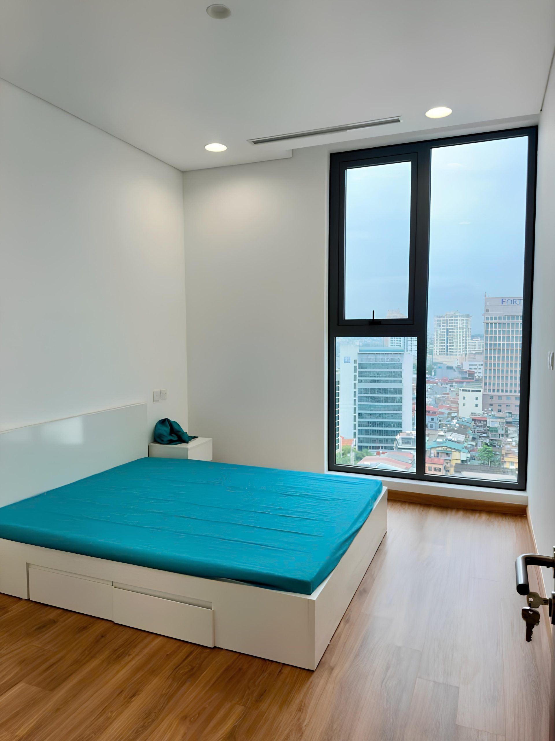 (Tin thật 100%) CH 57m2 x 1PN tại Diamond Park Plaza Láng Hạ – Ban công Đông Bắc – Nội thất cao cấp